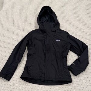 Patagonia Women's Insulated Snowbelle Jacket Black XS w/ tear inside